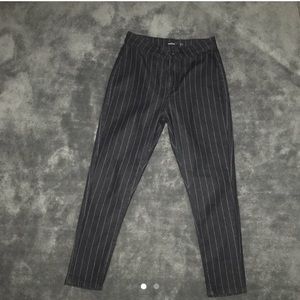 Striped black pants/jeans